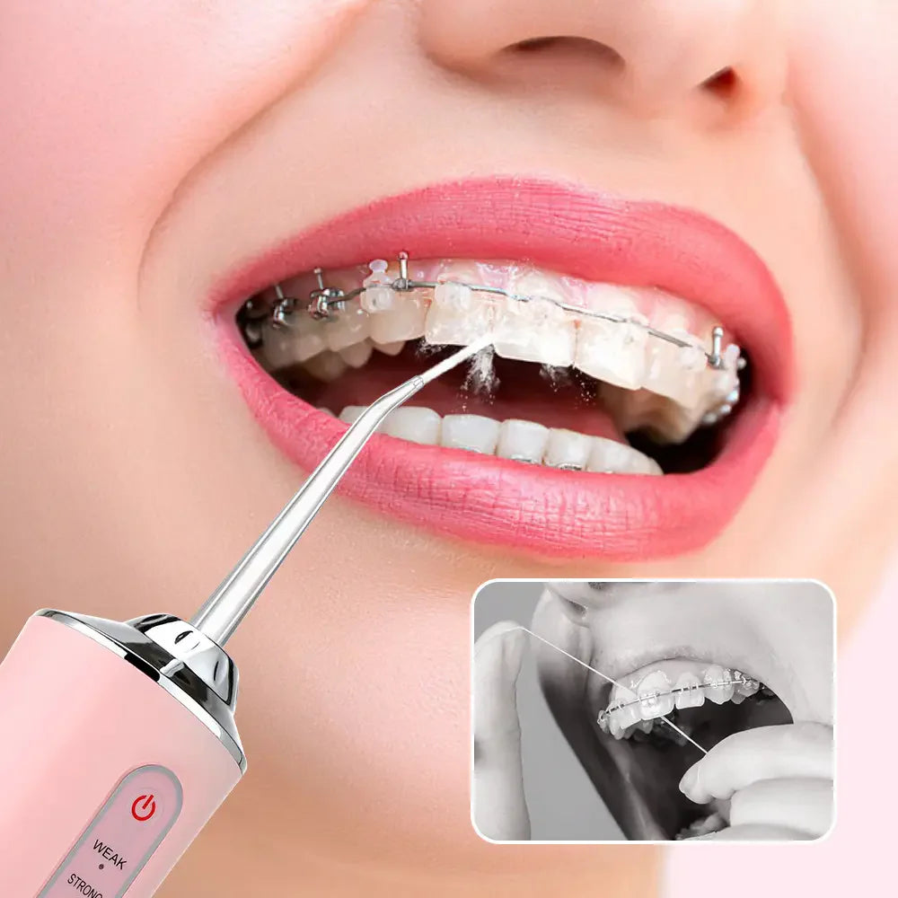 Le Ciel Water Flosser for Teeth Cleaning, 220ML Oral Irrigator, Cordless USB Rechargeable
