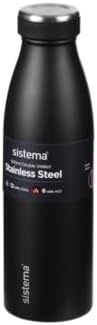 Sistema Hydrate Stainless Steel Water Bottle | 500 ml Leak-Proof Reusable