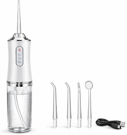 Le Ciel Water Flosser for Teeth Cleaning, 220ML Oral Irrigator, Cordless USB Rechargeable