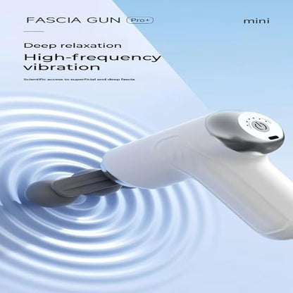 Le Ciel Mini Fascia Massage Gun – 3-Head Deep Tissue Muscle Massager | 6-Speed Intelligent Percussion Therapy for Neck