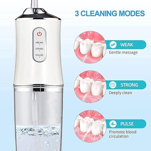 Le Ciel Water Flosser for Teeth Cleaning, 220ML Oral Irrigator, Cordless USB Rechargeable