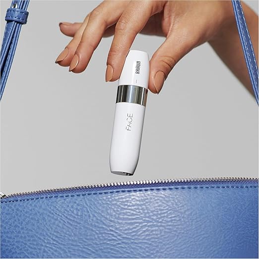 Braun Face Mini hair Remover FS1000 with Smartlight, White