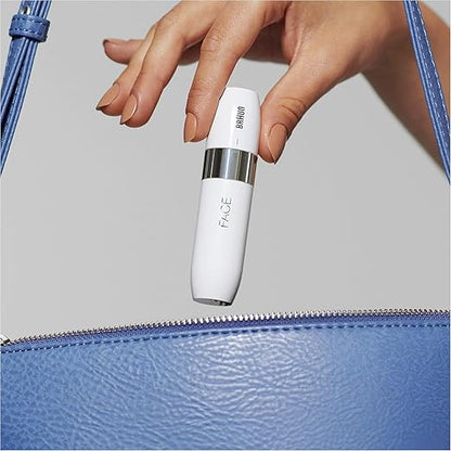 Braun Face Mini hair Remover FS1000 with Smartlight, White